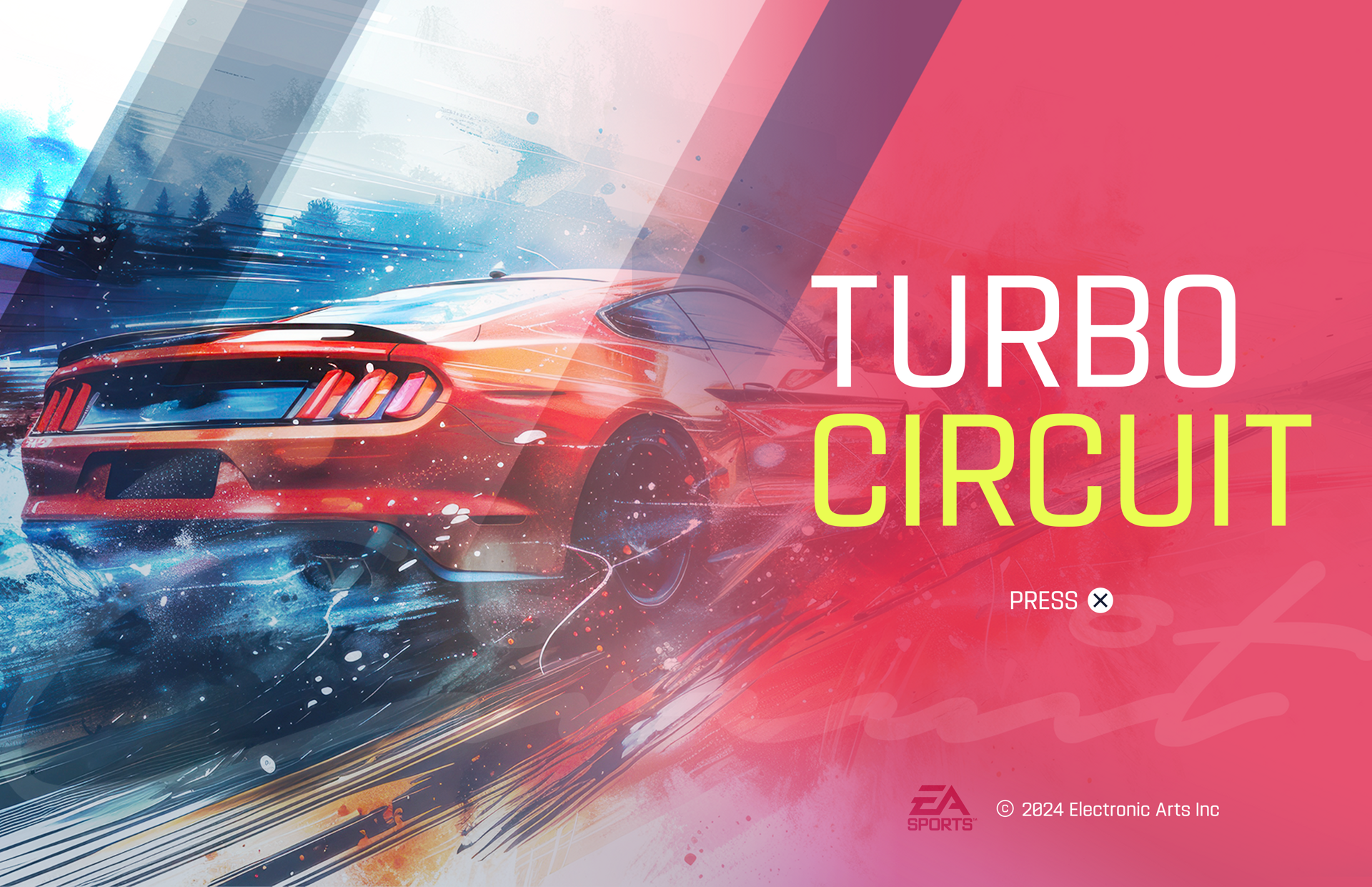 TurboCircuit HUD and interface for a racing game. The most extreme version of performance-first design.